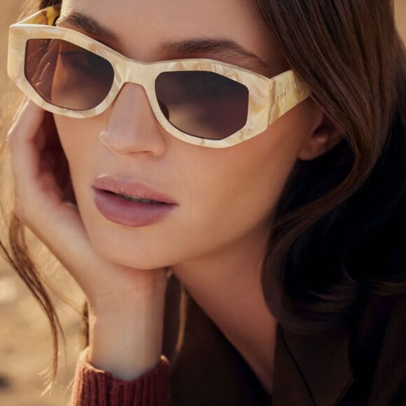Diff Sunglasses Zoe Milk-N-Honey new in case - Picture 5 of 12